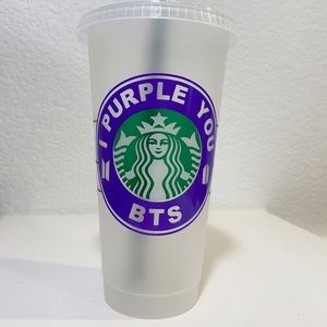 I Purple You BTS Army Starbucks Cup